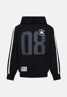 CONVERSE Felpa con cappuccio Retro Remix nera per bambino e bambina 9CG726 023 CONVERSE 