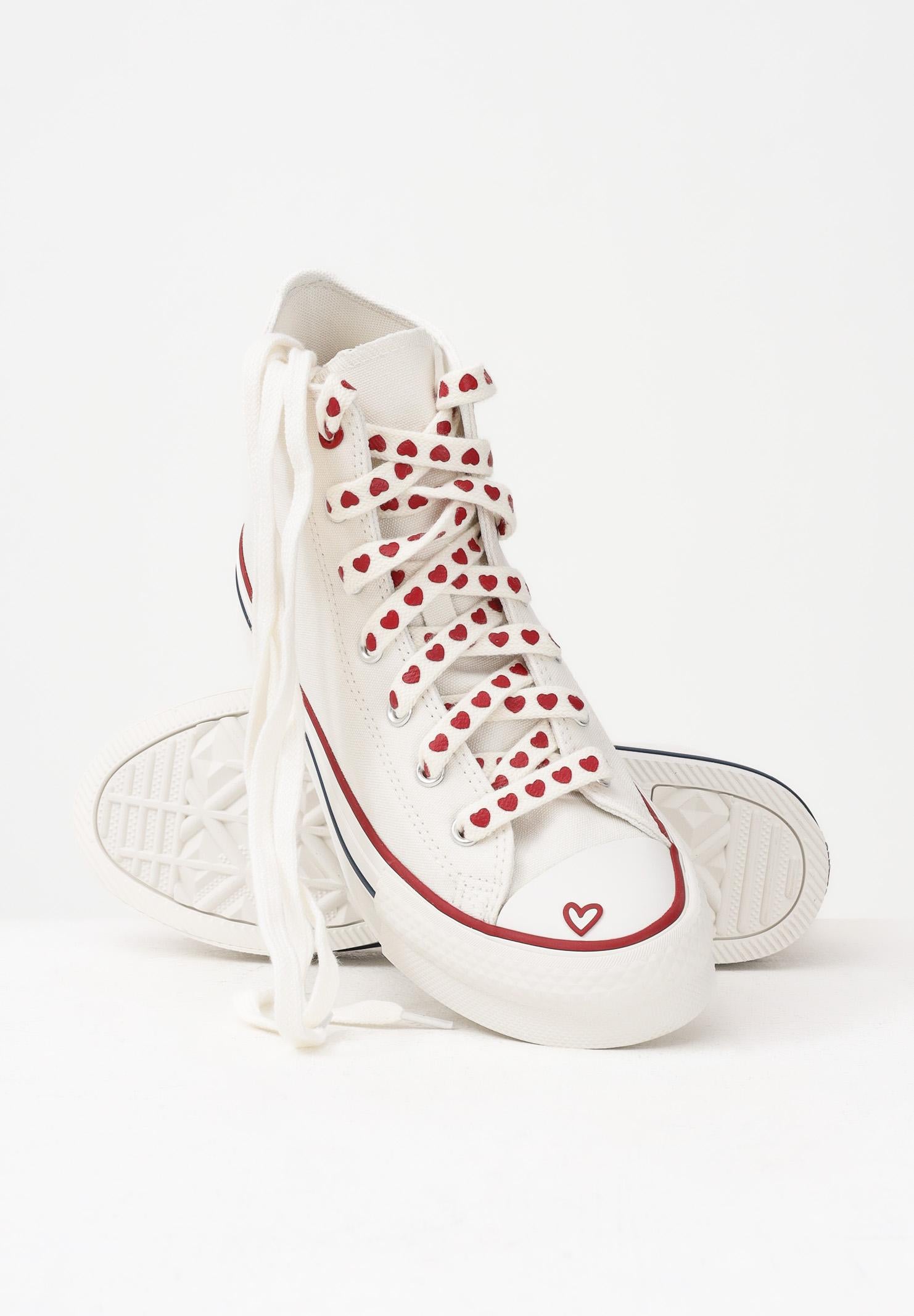 CONVERSE Sneakers Chuck Taylor All Star Lift Platform Valentine's Day panna da donna A19062C . CONVERSE 