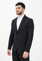 PATRIZIA PEPE Giacca monopetto nera da uomo 5S0757A498 K103 PATRIZIA PEPE 