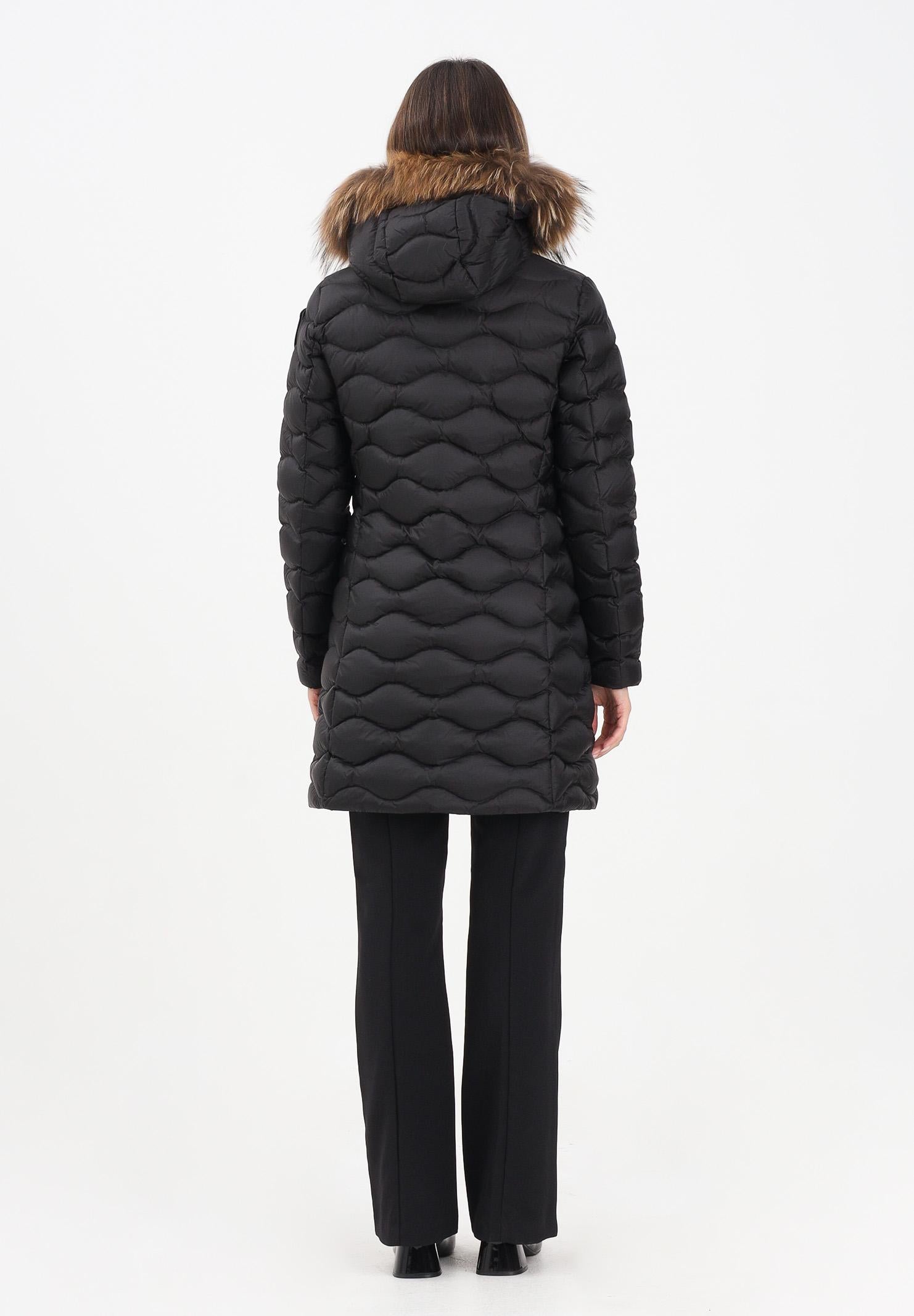 BLAUER Piumino lungo LYNEL nero da donna 25WBLDK03527-006047 999EI BLAUER 