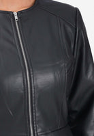 JDY Giubbotto in ecopelle nero da donna 15353991 Black JDY 