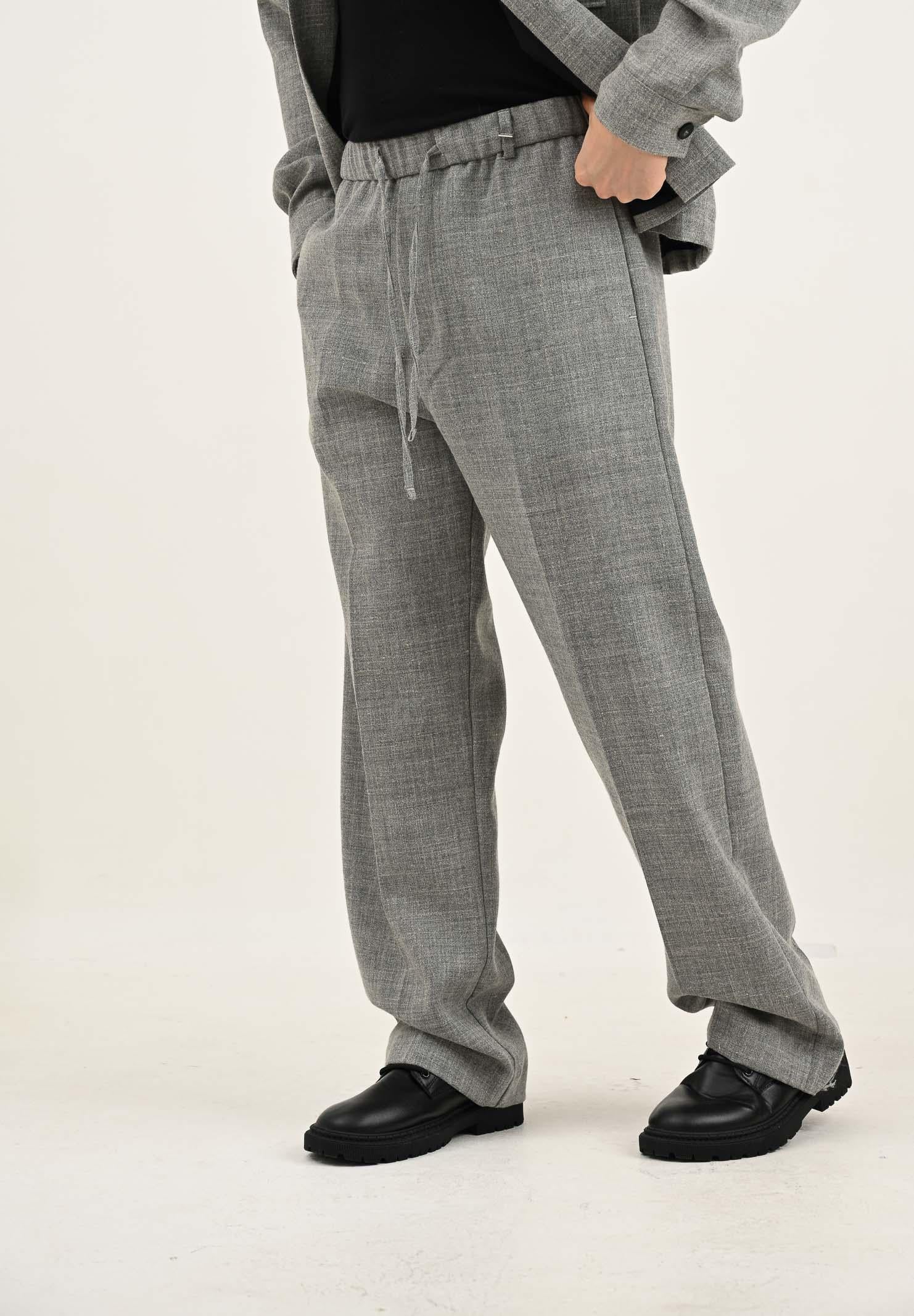 I'M BRIAN Pantalone grigio mélange da uomo PA3502 GRIG I'M BRIAN 