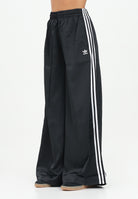 ADIDAS ORIGINALS Pantalone sportivo Adicolor Satin Wide Leg nero da donna IU2520 . ADIDAS ORIGINALS 