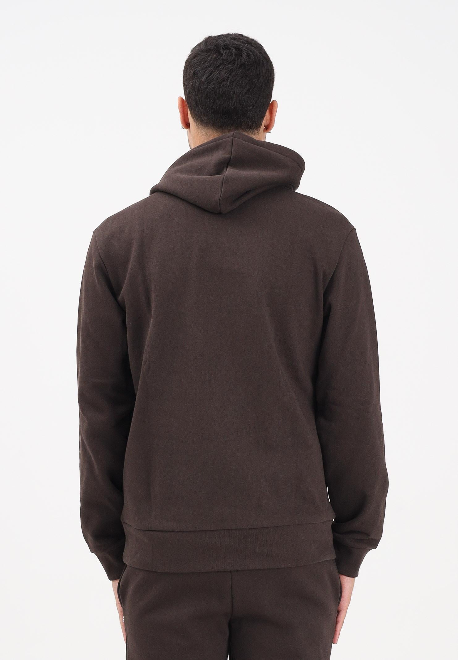 LACOSTE Felpa con cappuccio marrone per uomo e donna SH9623 SKB LACOSTE 