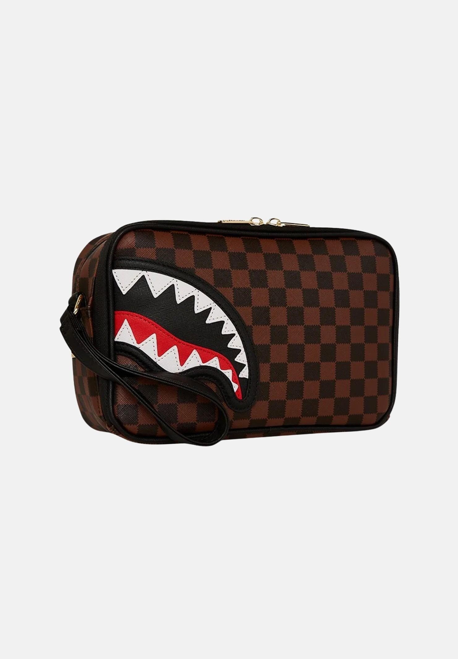 SPRAYGROUND Pochette Sawtooth Sharks In Paris marrone per uomo e donna 910B7840NSZ  SPRAYGROUND 