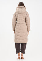 ONLY Piumino lungo beige da donna 15353149 SilverMink ONLY 