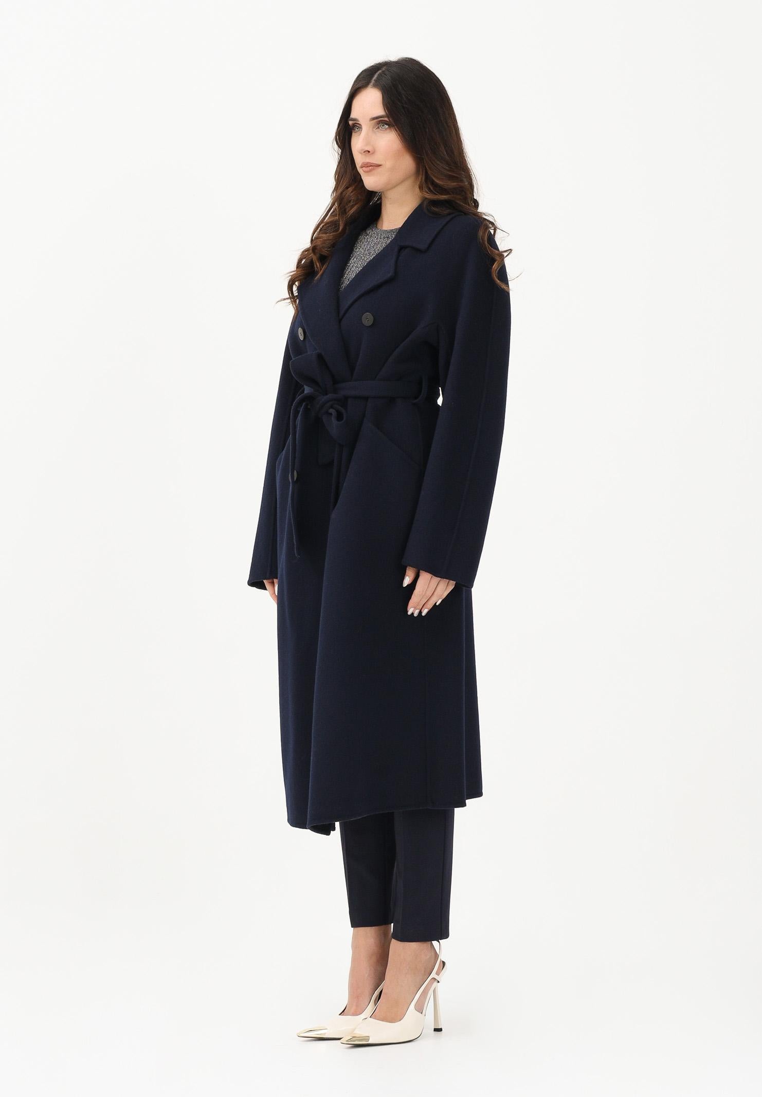 SIMONA CORSELLINI Cappotto lungo blu da donna A25CPCPV1101 V0025 SIMONA CORSELLINI 