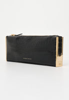 ELISABETTA FRANCHI Pochette nera da donna con stampa cocco BS52A56E2 110 ELISABETTA FRANCHI 