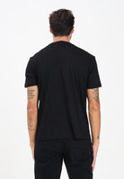 EA7 T-shirt a manica corta nera da uomo con stampa logo 7M000898AF10375 MC317 EA7 