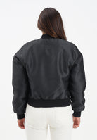 MARCELO BURLON COUNTY OF MILAN Bomber nero da donna con ricamo ali 25ICM30004 NE MARCELO BURLON COUNTY OF MILAN 