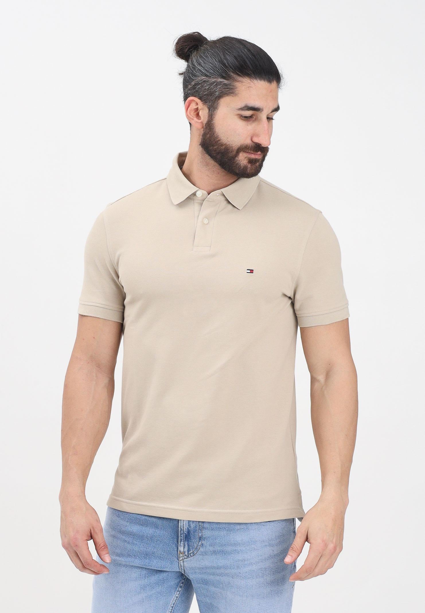 Polo manica corta regular fit primavera estate MW0MW17770 RBT TOMMY HILFIGER 