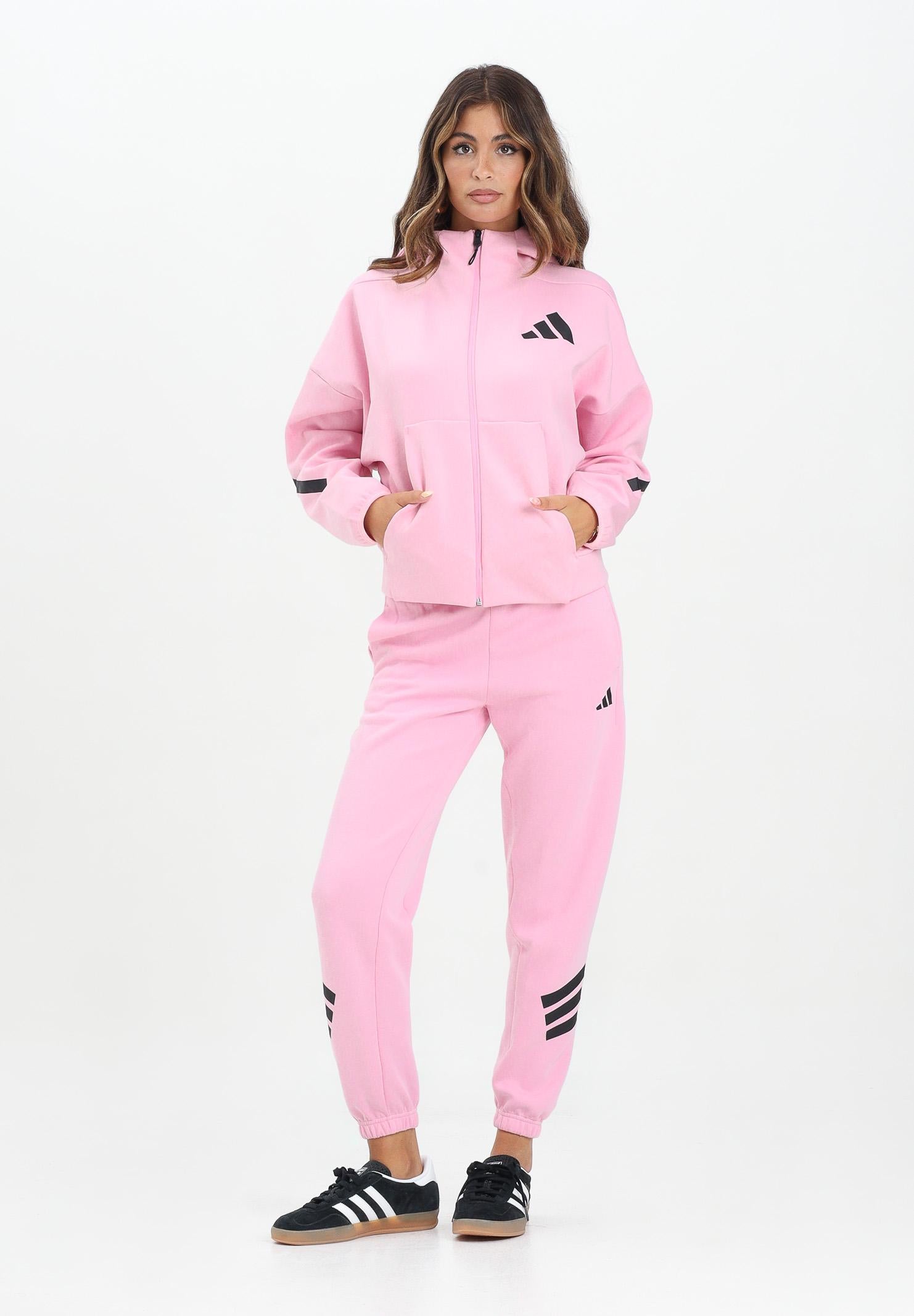 ADIDAS PERFORMANCE Pantalone sportivo Future Icons 3-Stripes rosa da donna JE0158  ADIDAS PERFORMANCE 