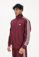 ADIDAS ORIGINALS Felpa con zip FIREBIRD bordeaux da uomo KE1646 . ADIDAS ORIGINALS 