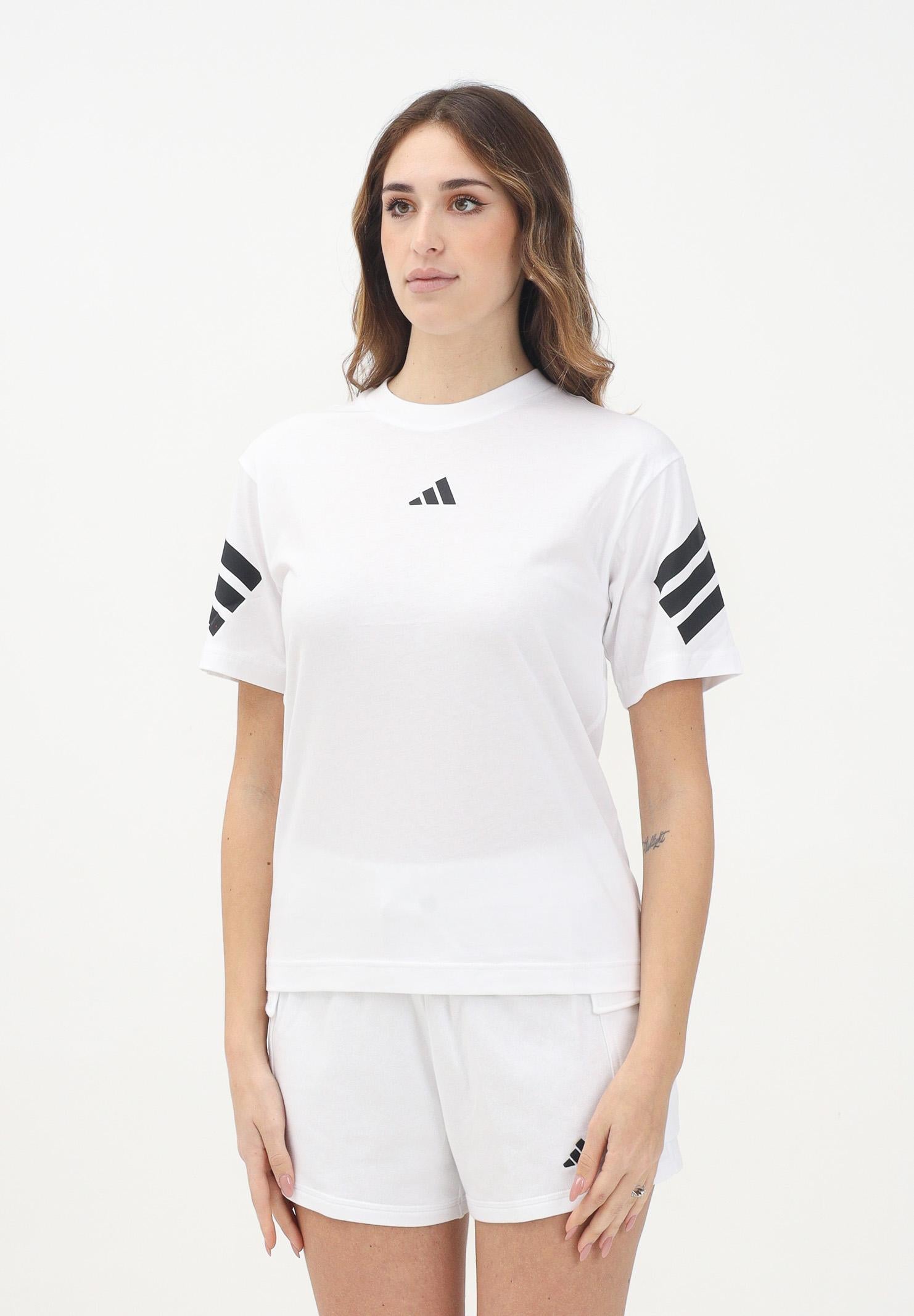 ADIDAS PERFORMANCE T-shirt a manica corta Future Icons 3-Stripes bianca da donna JE0238 . ADIDAS PERFORMANCE 