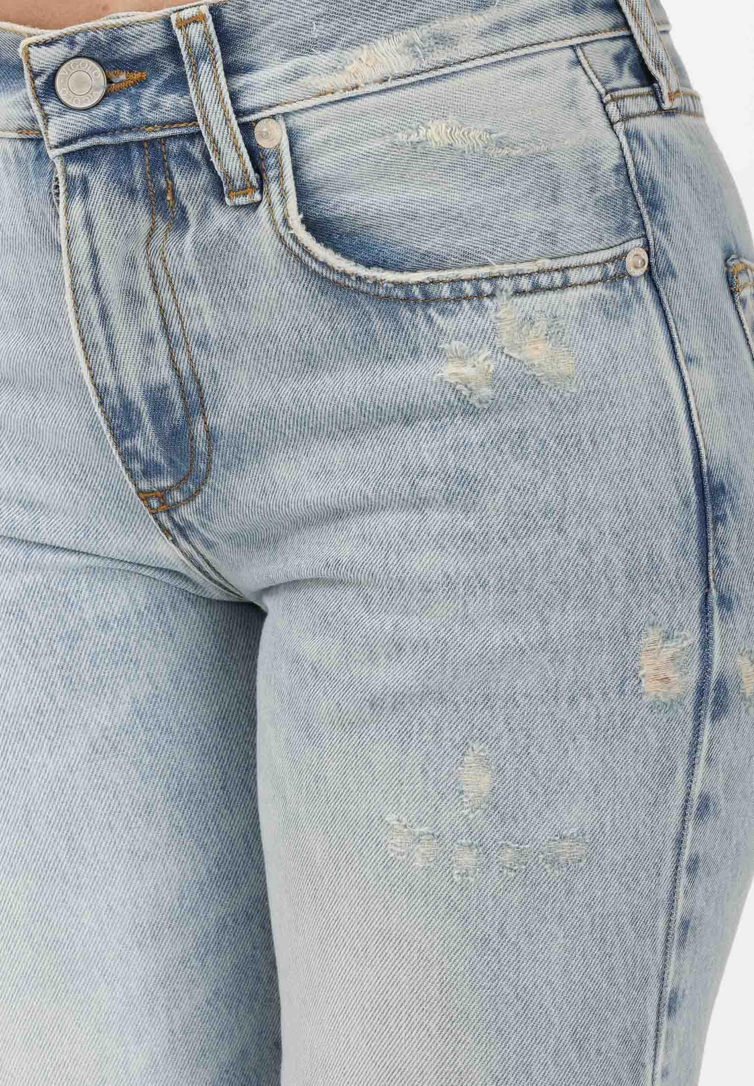 VICOLO Jeans Zeke in denim chiaro sabbiato da donna DAB5121 DEVI VICOLO 