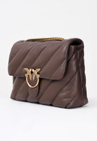 PINKO Borsa a tracolla Big Love Bag Puff marrone da donna 100037A0F2 L74Q PINKO 