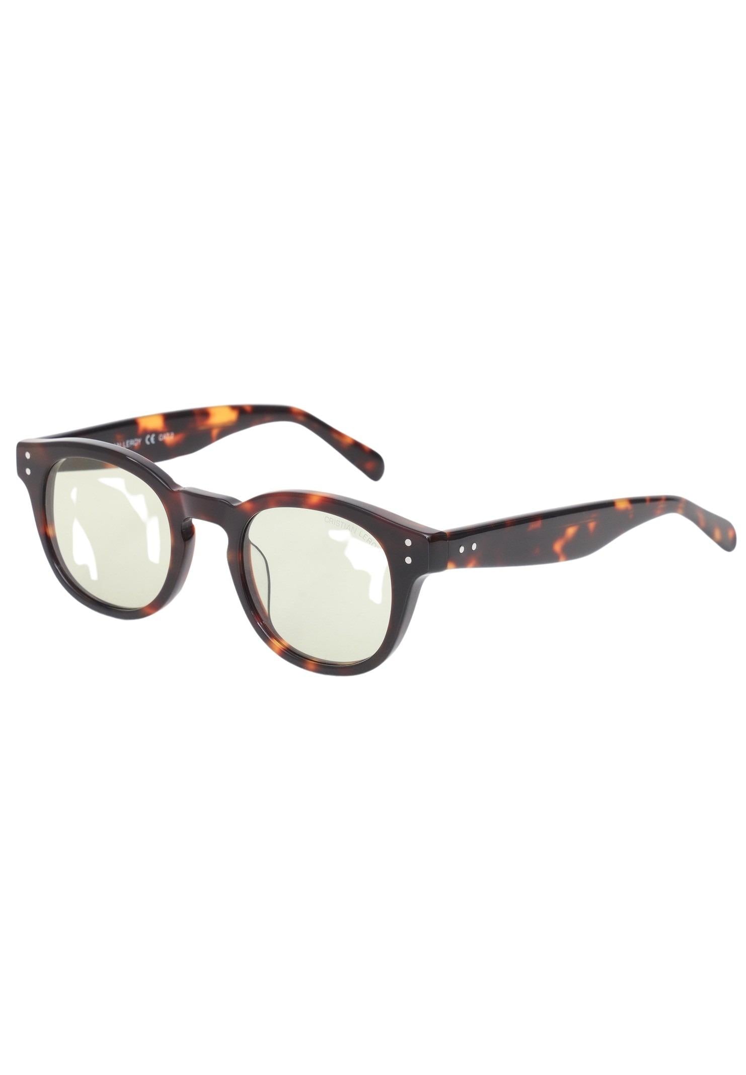 Occhiali da sole marroni per uomo e donna con montatura tartarugata 2115 08 CRISTIAN LEROY 