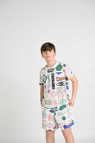 NIKE T-shirt a manica corta Essentials bianca da bambino 95D621 782 JORDAN 