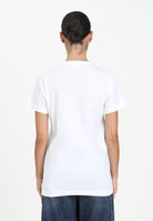 DIESEL T-shirt a manica corta bianca per donna, ragazzi e bambini con logo Diesel J025260CATM K100 DIESEL 