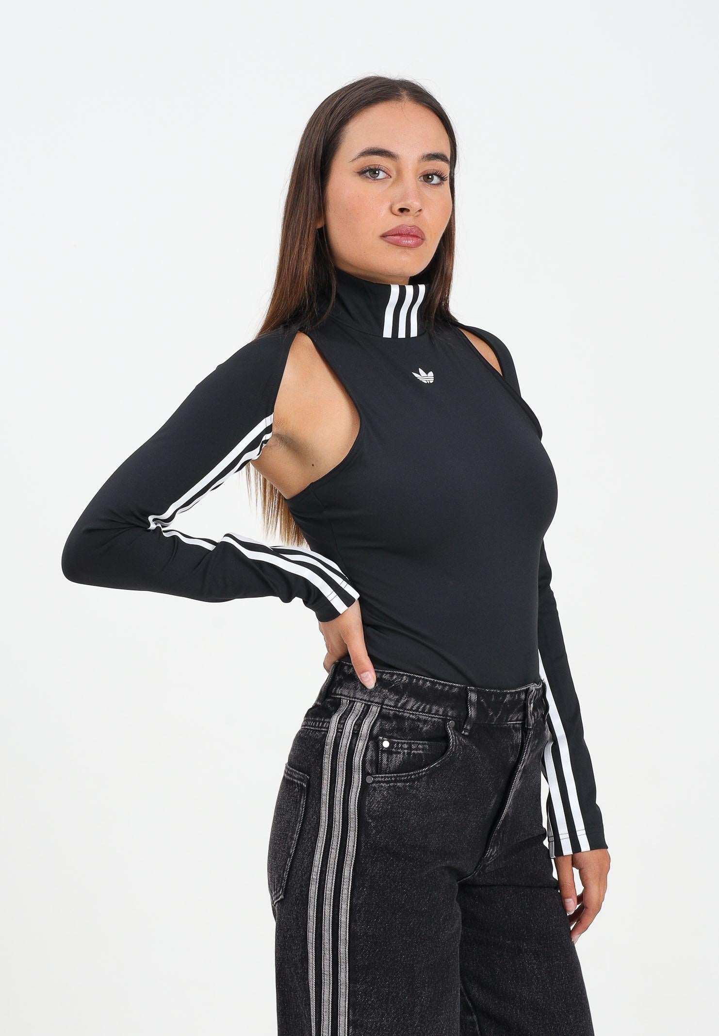 ADIDAS ORIGINALS Body a compressione 2 in 1 nero da donna JW0119  ADIDAS ORIGINALS 