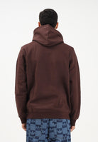 ADIDAS ORIGINALS Felpa con cappuccio ESSENTIAL REGULAR FLEECE marrone da uomo HY2083 . ADIDAS ORIGINALS 