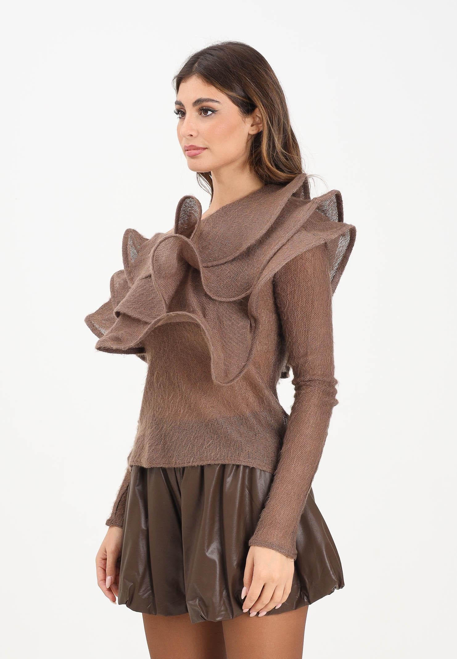 TPN Maglia Walpole marrone da donna WALPOLE132W5 I6 TPN 