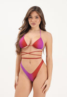 F**K Bikini sfumato viola e rosso da donna FK26-SW1851X81 . F**K 