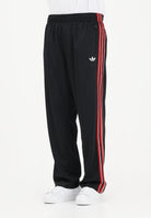 ADIDAS ORIGINALS Pantalone sportivo Firebird nero e rosso da uomo KE3457 . ADIDAS ORIGINALS 