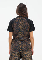 ADIDAS ORIGINALS T-shirt a manica corta Leopard marrone da donna KA2671  ADIDAS ORIGINALS 
