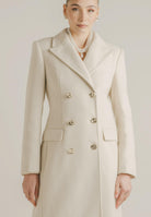 SANTAS Cappotto lungo ÉCLIPSE panna da donna PV2623 PA SANTAS 