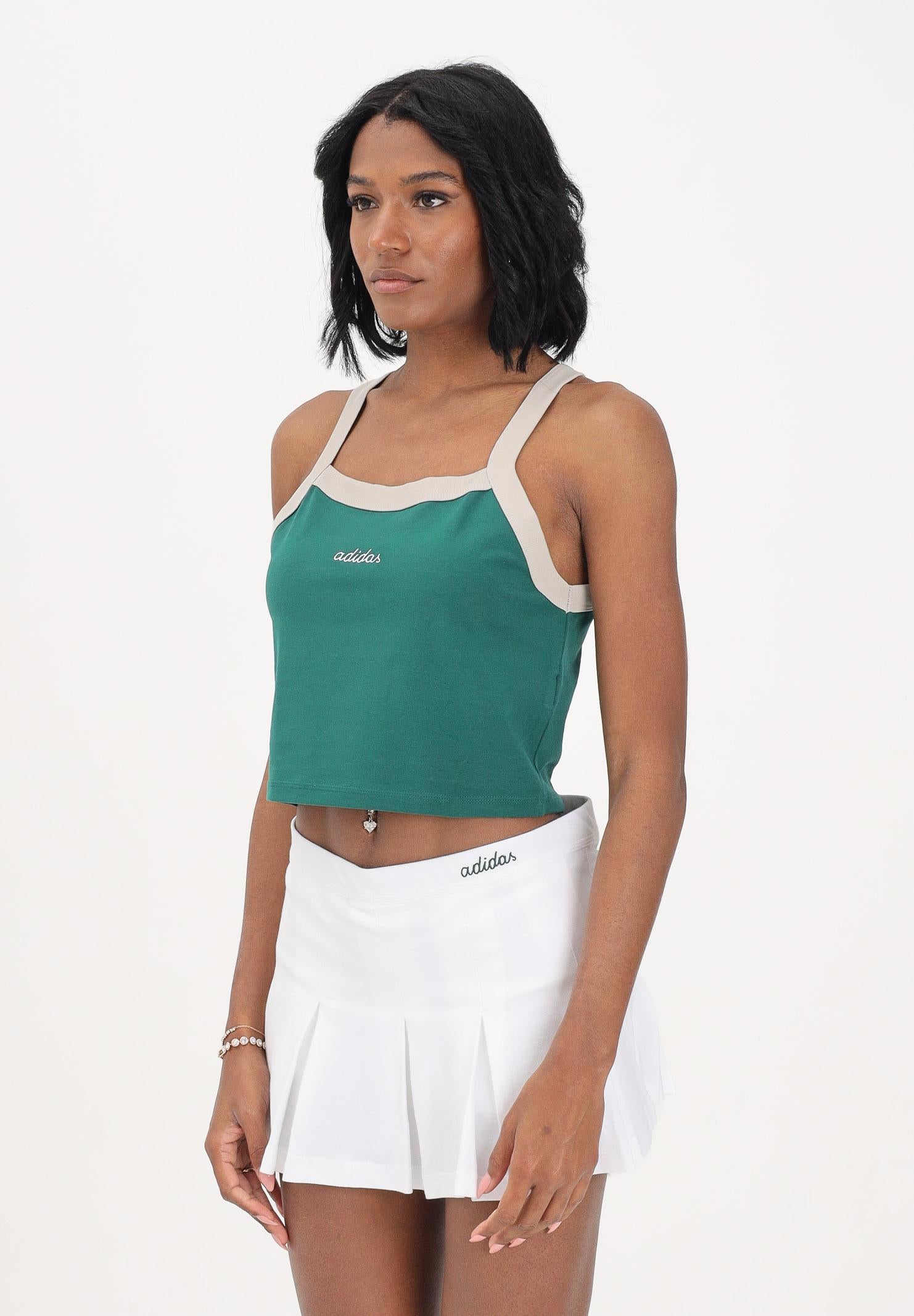 ADIDAS PERFORMANCE Canotta Seasonal Essentials Colorpop verde da donna JZ0195 . ADIDAS PERFORMANCE 