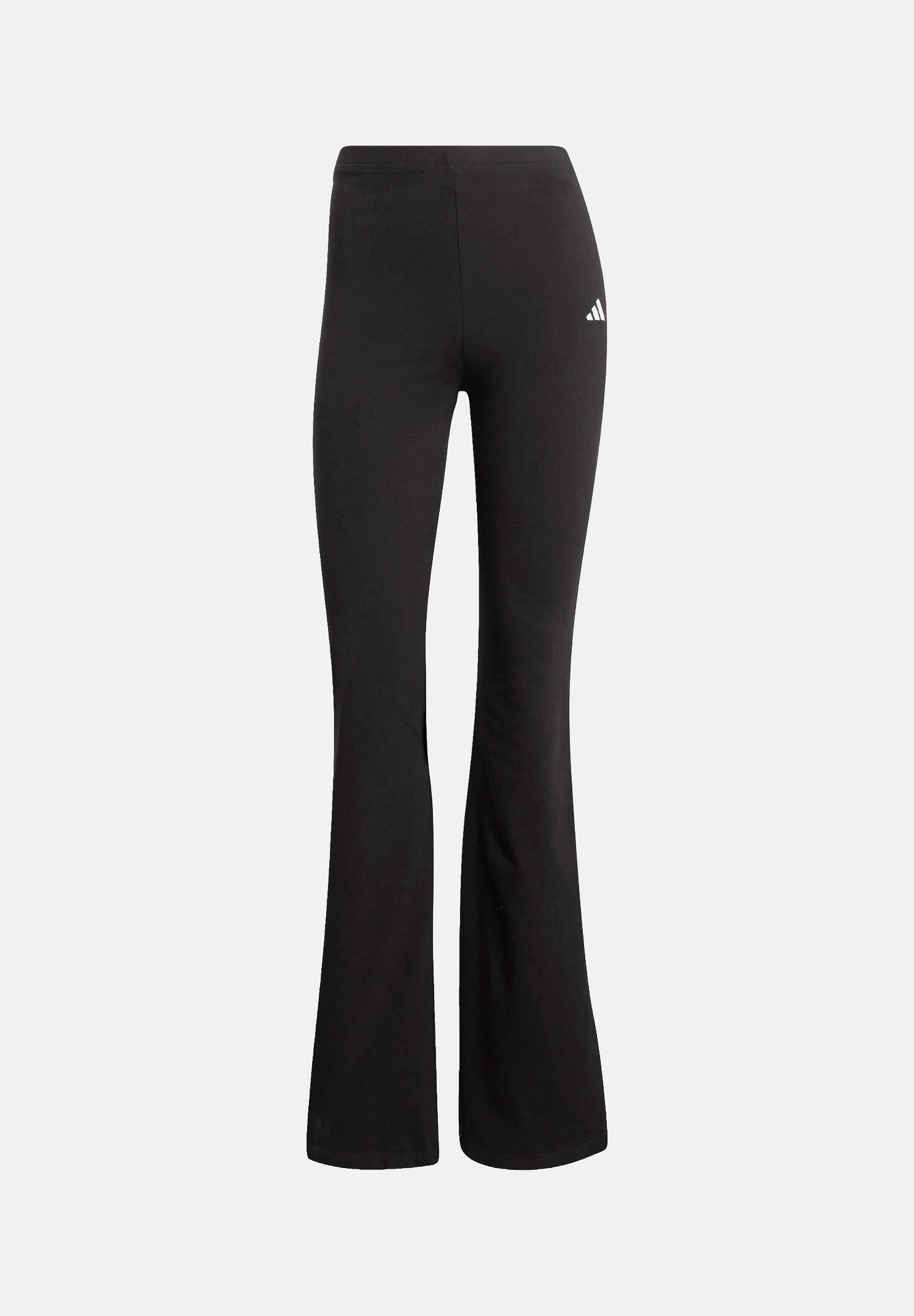 ADIDAS PERFORMANCE Leggings sportivo Essentials Small Logo Flared nero da donna JD9961 . ADIDAS PERFORMANCE 
