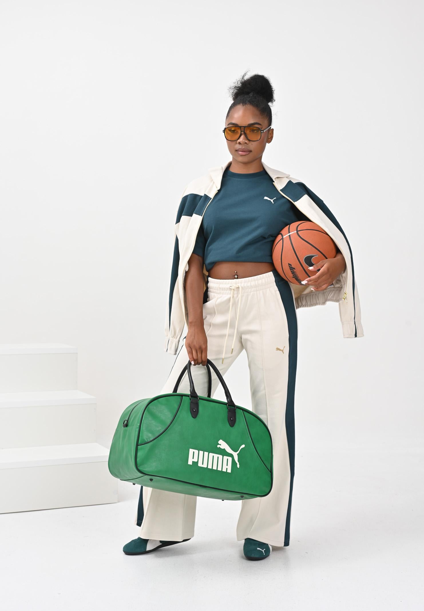 PUMA T-shirt a manica corta WARDROBE ESS verde petrolio da uomo 629645 75 PUMA 