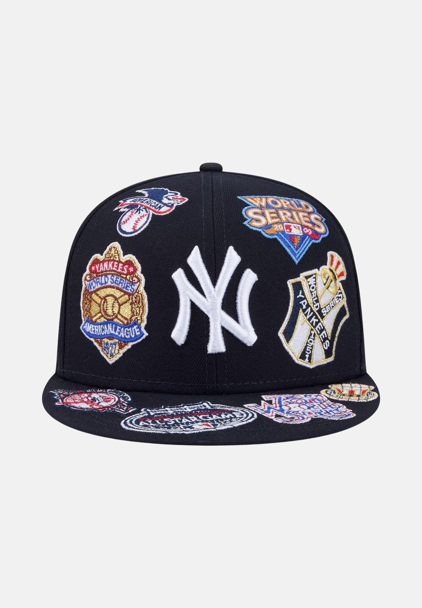 NEW ERA Cappello con visiera New York Yankees MLB All Over Team 59FIFTY blu da uomo 60803445 . NEW ERA 