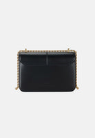 ELISABETTA FRANCHI Borsa a tracolla nera da donna con logo BS91A61E2 110 ELISABETTA FRANCHI 