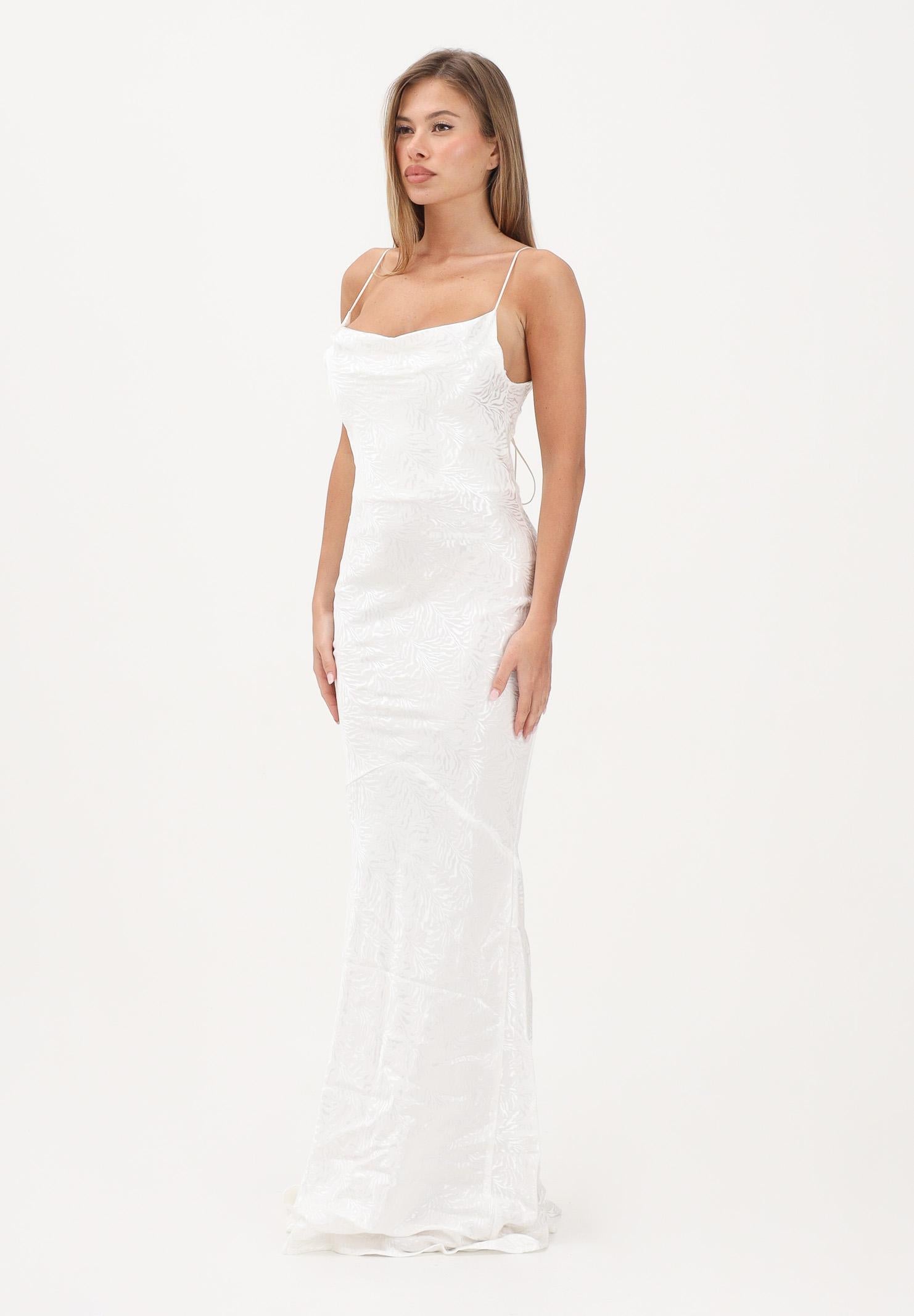 NOELL MAGGINI Abito lungo satin bianco da donna 0126165 BI NOELL MAGGINI 