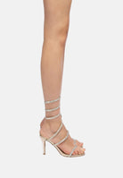 TWENTY FOURHAITCH Sandali con tacco oro da donna SH378ORO62P OR TWENTY FOURHAITCH 