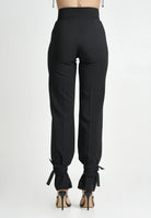 SANTAS Pantalone elegante DULCHE DE LECHE nero da donna PV25024 NERO SANTAS 