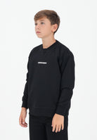 DSQUARED2 Felpa girocollo nera per donna, ragazzi e bambini con stampa logo DQ2739D0094 DQ900 DSQUARED2 