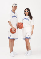 NEW ERA Shorts sportivo Oversized LA Dodgers MLB Arch panna per uomo e donna 60856133 . NEW ERA 