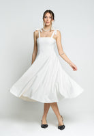 SANTAS Abito midi MEDELEINE panna da donna PV2508 PANNAC SANTAS 