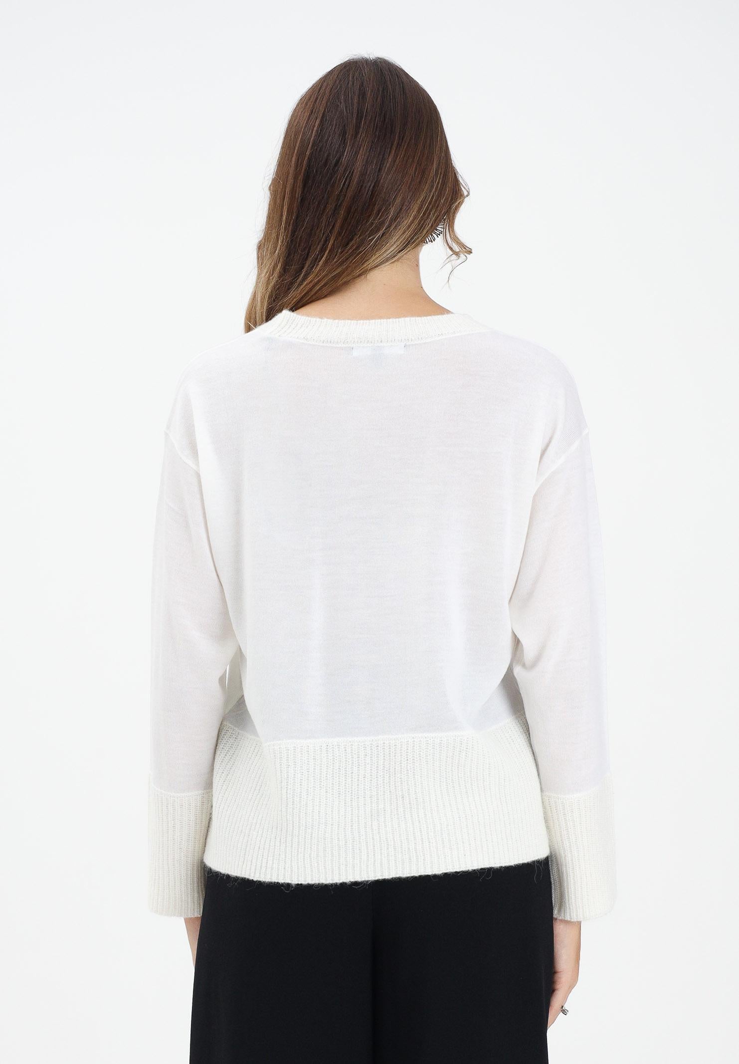 ARMANI EXCHANGE Maglioncino girocollo bianco da donna XW000772AF16602 U1003 ARMANI EXCHANGE 