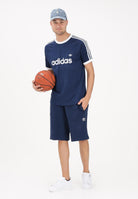 ADIDAS ORIGINALS Shorts sportivo Essentials Trefoil blu da uomo IY8521 . ADIDAS ORIGINALS 