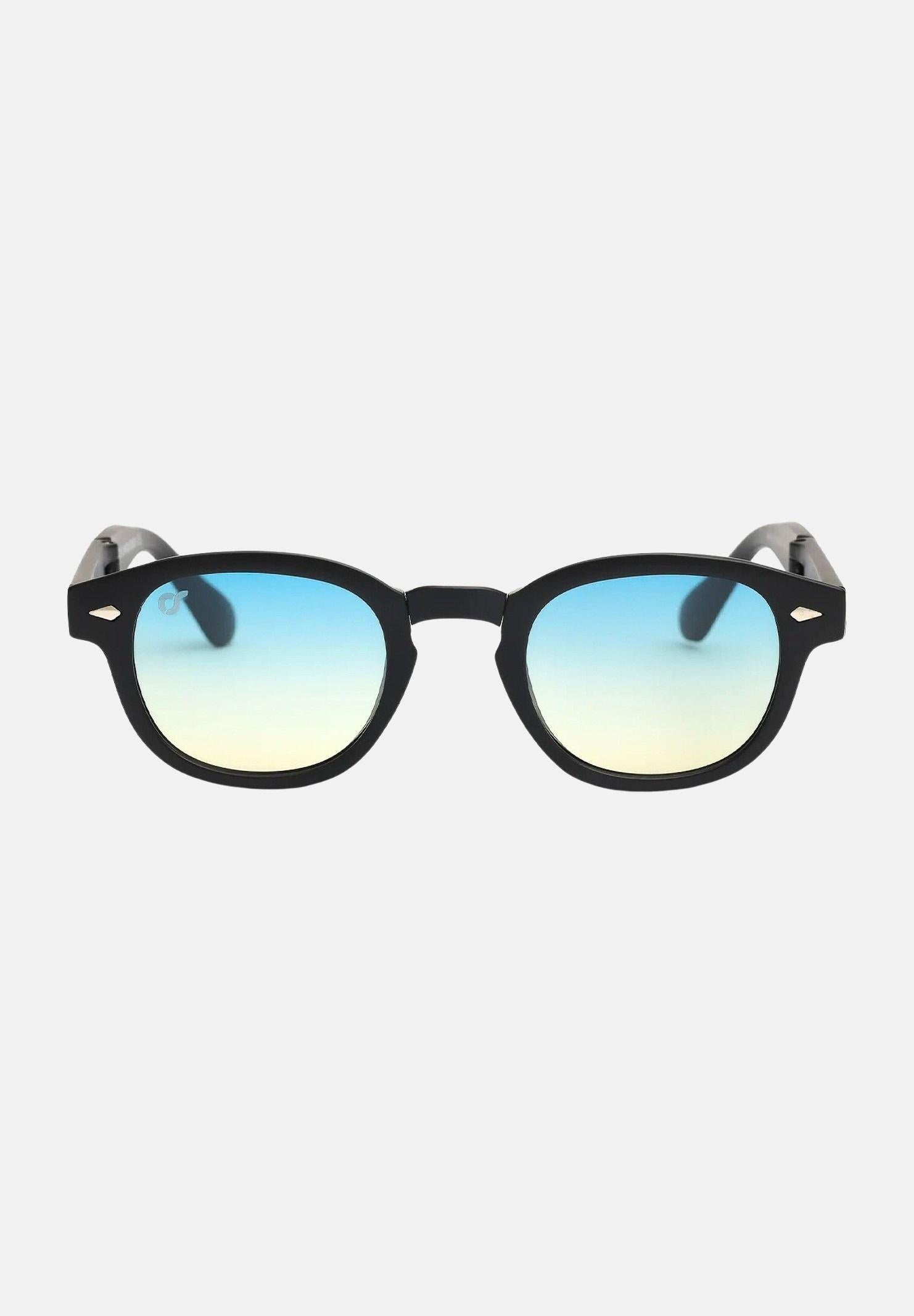 OS SUNGLASSES Occhiali da sole Berlino Pieghevole Blu Fumè, uomo donna. OS107-2 C02 OS SUNGLASSES 