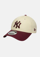 NEW ERA Cappello con visiera 9FORTY M-Crown New York Yankees MLB panna e bordeaux per uomo e donna 60691340  NEW ERA 