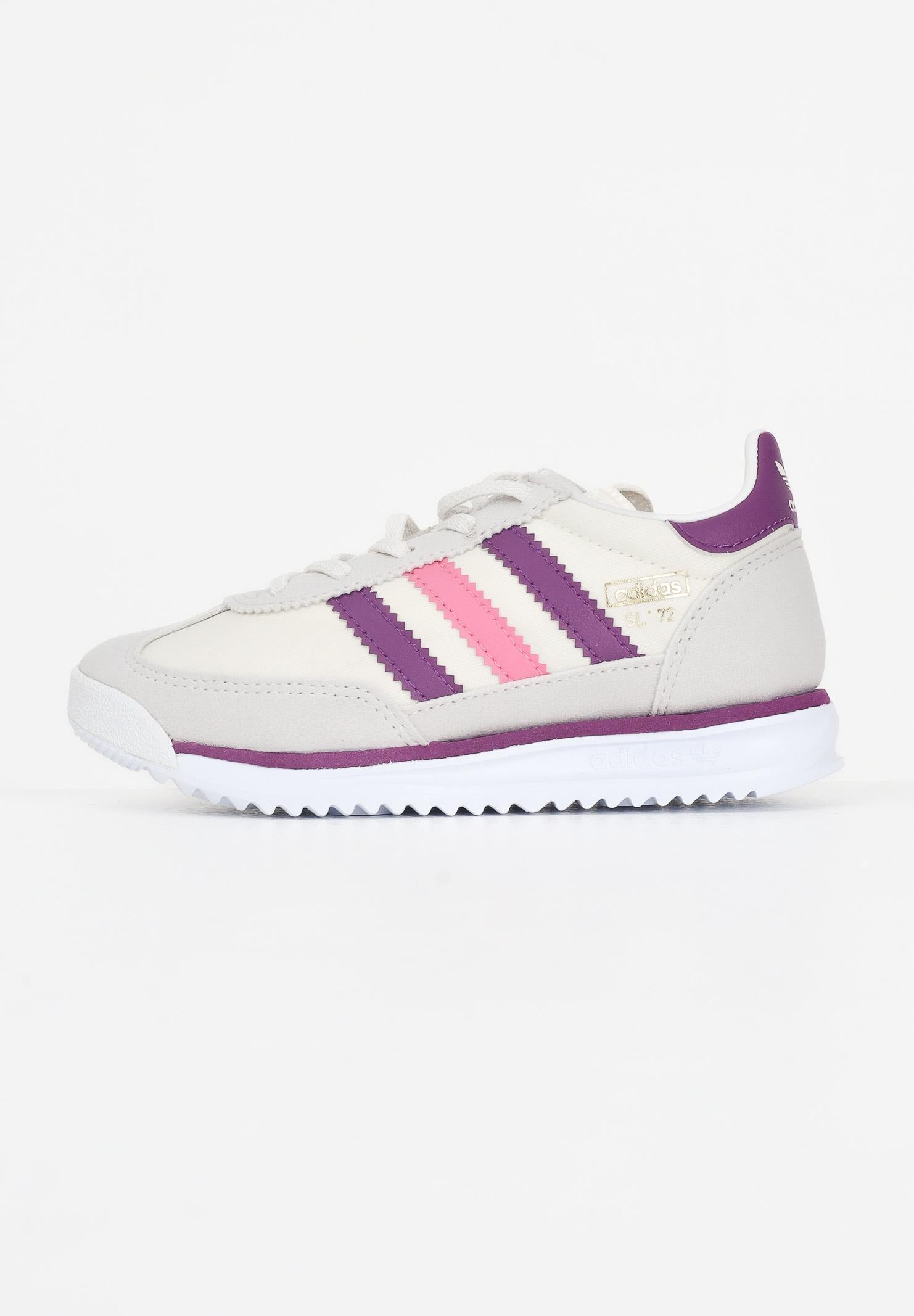 ADIDAS ORIGINALS Sneakers SL 72 RS Elastic Laces panna da bambina JQ5963  ADIDAS ORIGINALS 