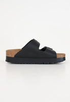 BIRKENSTOCK Ciabatte Arizona PAP Flex Platform nere da donna 1027395 . BIRKENSTOCK 