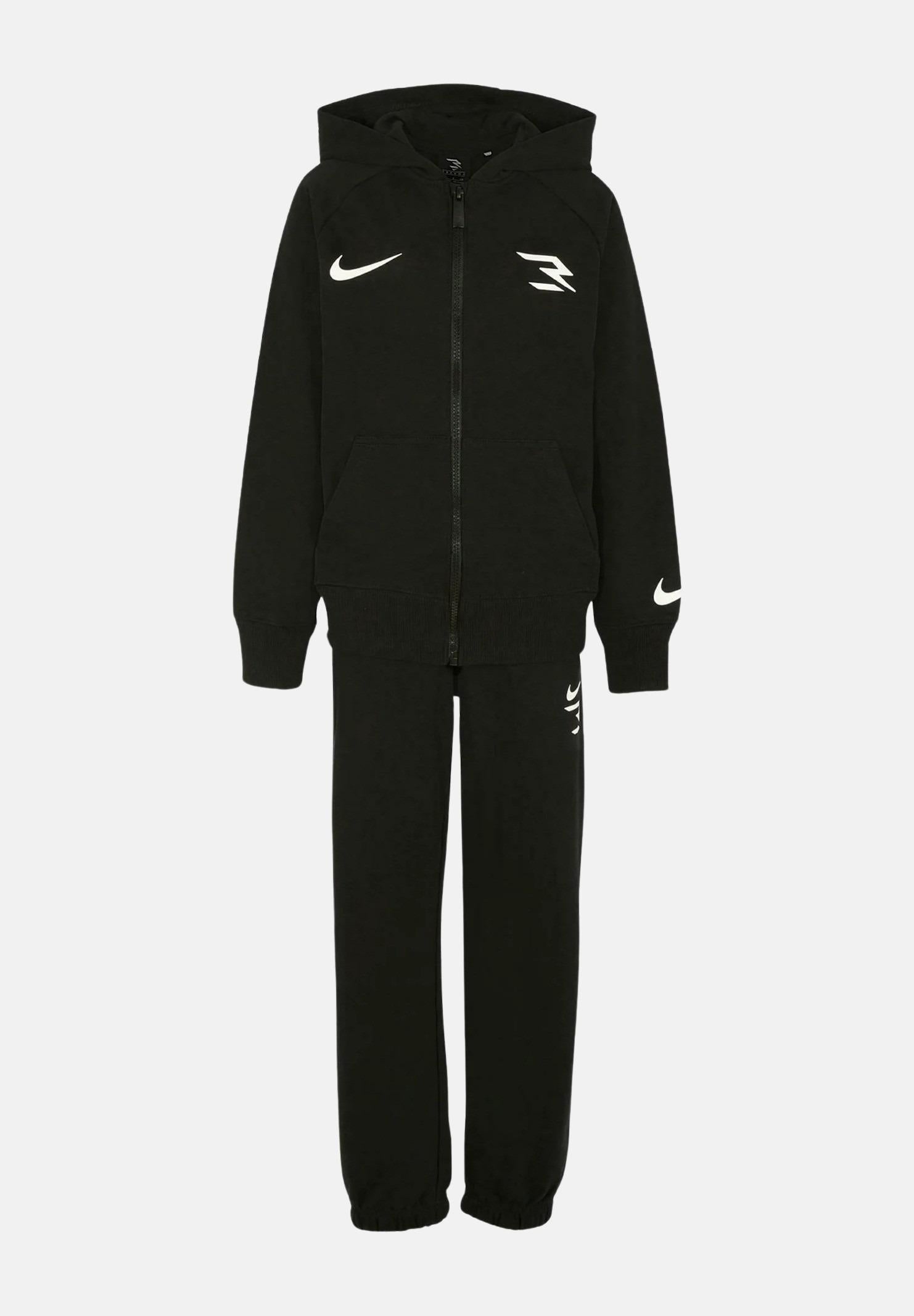 NIKE Tuta nera per bambino e bambina con stampa logo 9Q1216 023 NIKE 