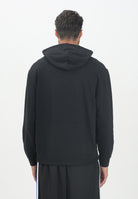 CALVIN KLEIN JEANS Felpa con cappuccio nera da uomo rifinita da ricamo logo LV04RC295GUB1  CALVIN KLEIN JEANS 