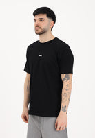 DISCLAIMER T-shirt a manica corta nera da uomo con stampa grafica posteriore 26EDS55445 NE DISCLAIMER 